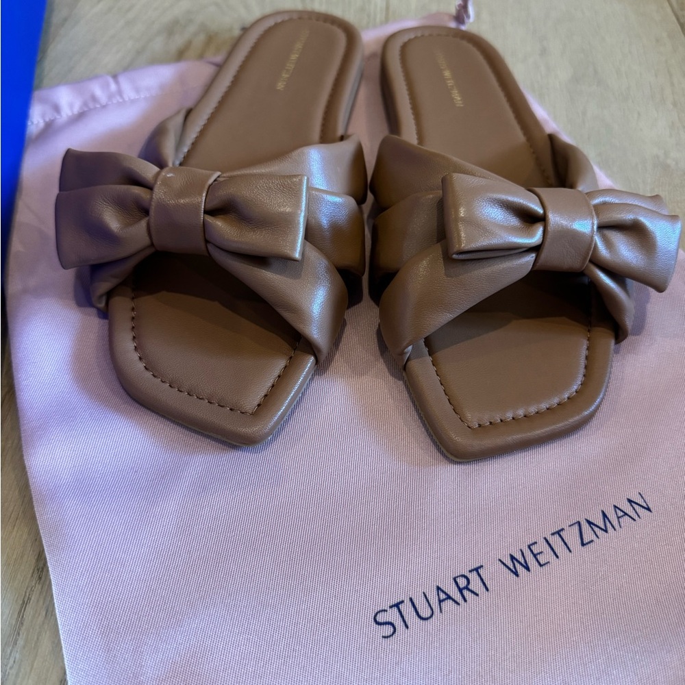 Stuart Weitzman Sofia Bow Sandals - image 2